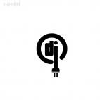 DJ plug music, decals stickers