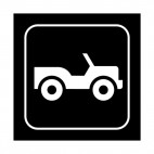 Jeep sign, decals stickers