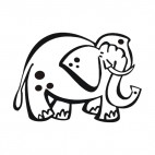 Elephant, decals stickers