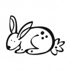 Bunny, decals stickers