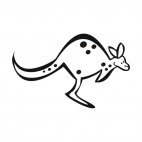 Kangaroo, decals stickers