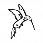 Hummingbird, decals stickers