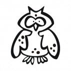 Owl, decals stickers