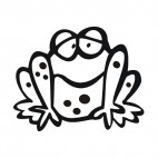 Frog, decals stickers