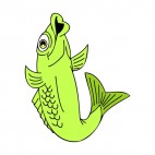Happy fish, decals stickers