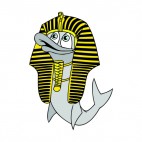 Fish sphinx, decals stickers