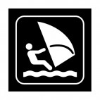 Sailing sign, decals stickers