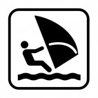 Sailing sign, decals stickers