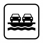 Ferry sign, decals stickers