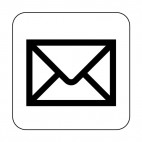 Mail sign, decals stickers