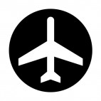 Air transportation sign, decals stickers