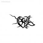 tribal tattoo shape, decals stickers