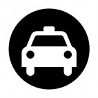 Taxi sign, decals stickers