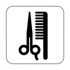 Beauty salon sign, decals stickers