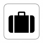 Baggage sign, decals stickers