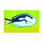 Surgeonfish underwater, decals stickers