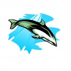 Dolphin underwater, decals stickers