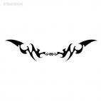 tribal tattoo shape, decals stickers