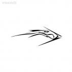 tribal tattoo shape, decals stickers