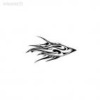 tribal tattoo shape, decals stickers