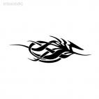 tribal tattoo shape, decals stickers