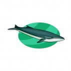 Whale underwater, decals stickers