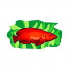 Red fish, decals stickers