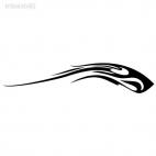 tribal tattoo shape, decals stickers