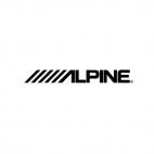 Alpine , decals stickers