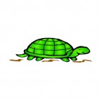 Green turtle, decals stickers