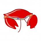 Crab, decals stickers