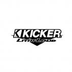 Kicker livin loud, decals stickers