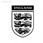 England soccer football team, decals stickers