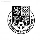 Ceskomoravsky fotbalovy svaz football team, decals stickers