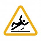 Wet floor sign, decals stickers