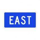 East sign, decals stickers