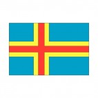 Aland Islands flag, decals stickers