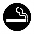 Smoking sign, decals stickers