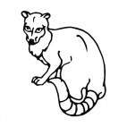 Coati, decals stickers