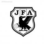 Japan Football Association soccer team, decals stickers