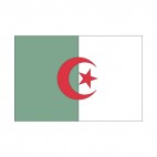 Algeria flag, decals stickers