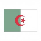 Algeria flag, decals stickers