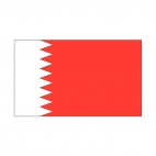 Bahrain flag, decals stickers