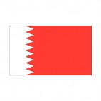 Bahrain flag, decals stickers