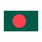 Bangladesh flag, decals stickers
