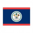 Belize flag, decals stickers