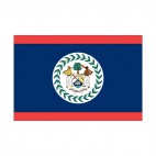 Belize flag, decals stickers