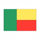 Benin flag, decals stickers