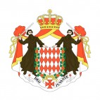 Blason de Monaco, decals stickers