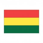 Bolivia flag, decals stickers